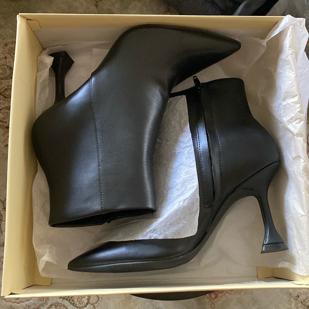 Nordstrom Black Ankle Boots Brand New